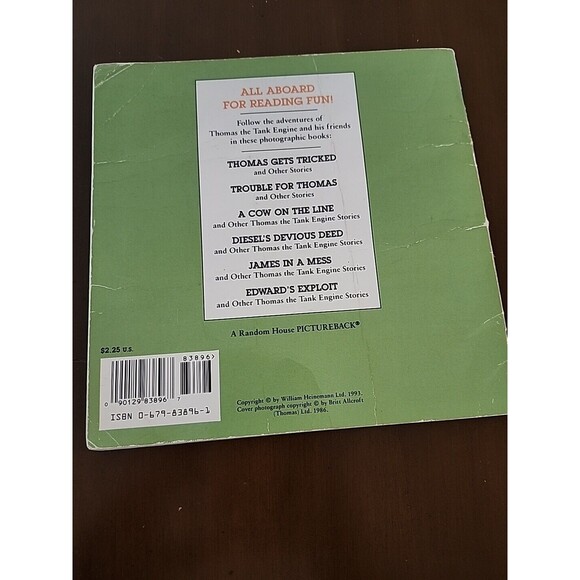 Vtg Edward's Exploit Other Thomas the Tank Engine Stories Wilbert V. Awdry Book - Picture 3 of 7